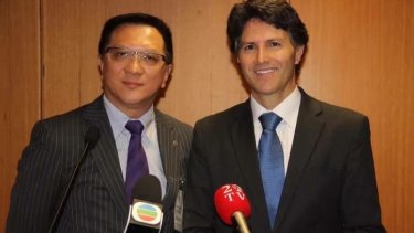 Anthony Ching (left) will run because he wants Chinese representation on council.