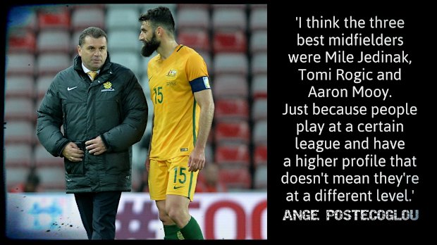 Socceroos coach Ange Postecoglou.