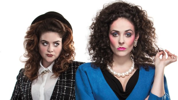 If looks could kill: Jaz Flowers and Lucy Maunder in <i>Heathers the Musical</i>.