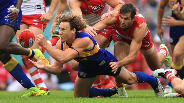 Matt Priddis's form on the road this season hasn't been as good as at home.