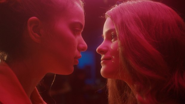 Dylan Gelula, left, and Brianna Hildebrand give generous, brave and open performances.