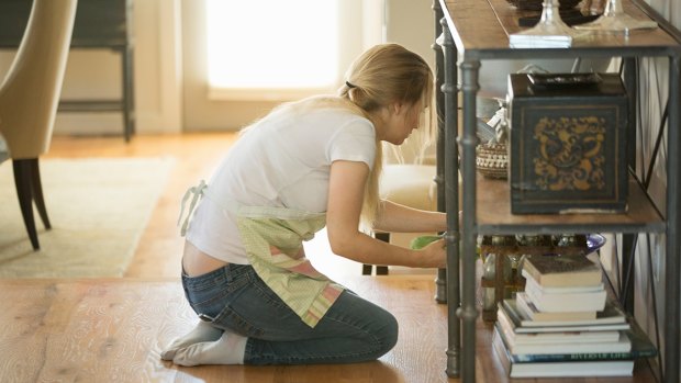 There's been a huge gap in information about who has done the housework for 10 years.