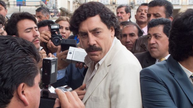 Javier Bardem in Loving Pablo.