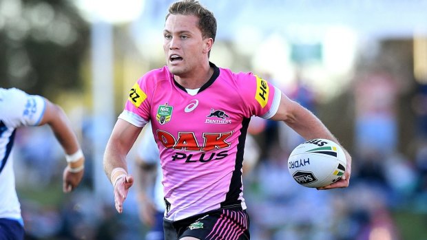 Frustrated: Penrith captain Matt Moylan is nursing a hamstring injury.