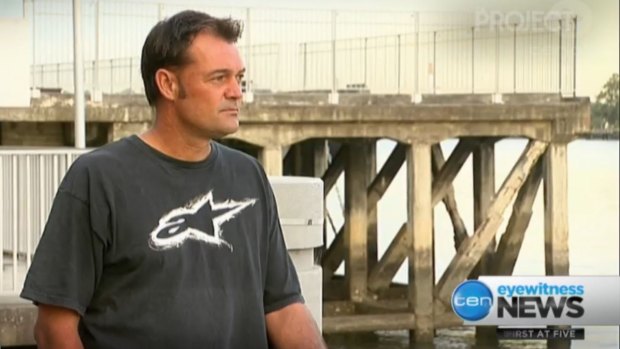 Lincoln Sherlock has spoken publicly about his effort to rescue Shayne Wood from the Brisbane River.