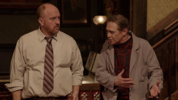 Still from Louis C.K.'s web comedy series <i>Horace and Pete</i> starring himself and Steve Buscemi