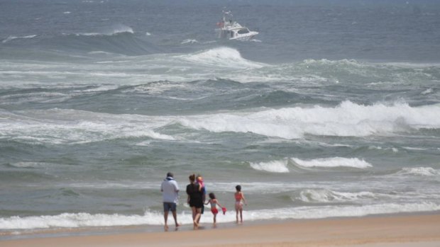 The 11-year-old went missing about 1.30pm in rough conditions at Lighthouse Beach. 