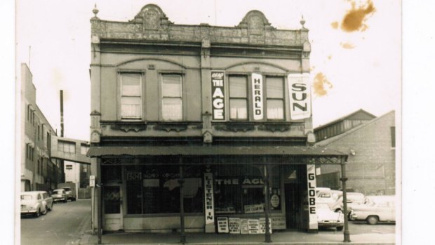 The original Salvio's store and factory in Melbourne.