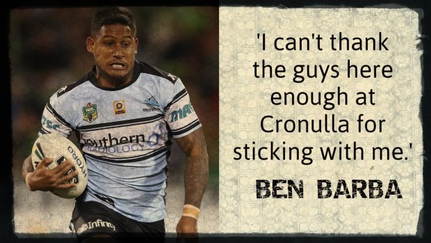 Bouncing back: Ben Barba.