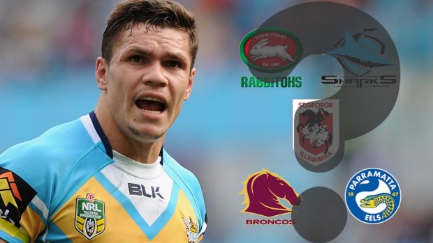 In hot pursuit: James Roberts' signature is in demand.