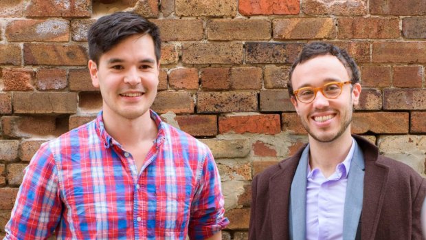 Ed Kearney (left) and Matt Schiller, co-founders of  successful start-up Snappr.