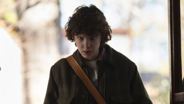 Eleven in series two of<I>Stranger Things</i>.