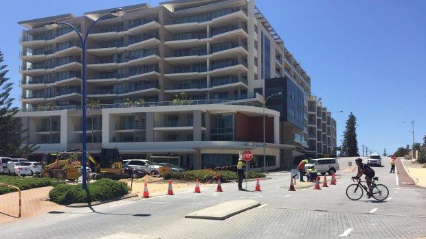 Construction at Scarborough beach is disrupting business. 