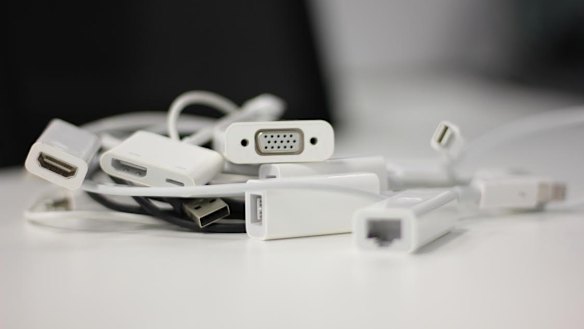 All the dongles I carry around every day.