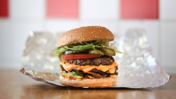 US burger chain Five Guys' first Australian store opened in Penrith.
