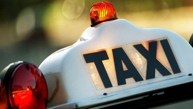 A taxi was dumped a short distance from where it was stolen in Toowoomba.