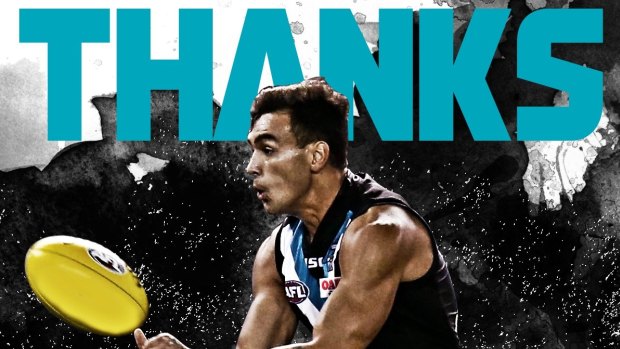 Port Adelaide is saying goodbye to Brendon Ah Chee.