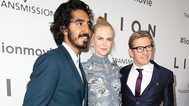 Dev Patel, Nicole Kidman and David Wenham arrive ahead of the Australian premiere of <i>Lion</i>.
