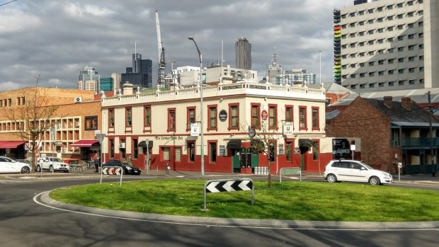 The Corkman Irish pub in Carlton, built in 1857 and demolished illegally this month. 