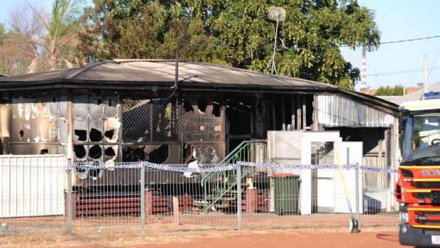 A suspicious fire has destroyed a police beat in the north west Queensland town of Mt Isa.