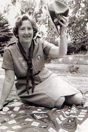Beryl Green when she received her Silver Acorn award.