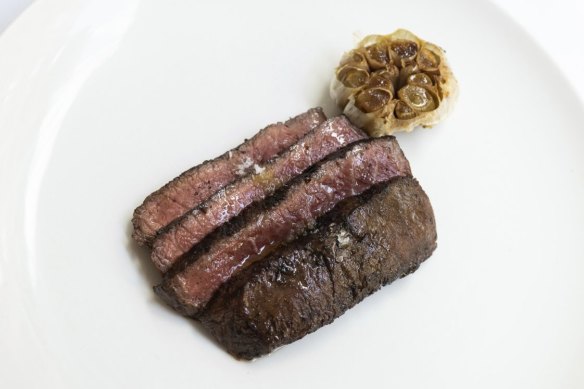 Stone Axe wagyu oyster blade steak.