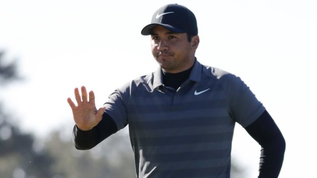 Jason Day scores a birdie on the 13th hole at the Farmers Insurance Open.