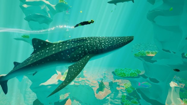 The underwater creatures come in all shapes and sizes in <i>ABZÛ</i>, but all are great fun to watch and play with.