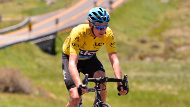 'It's a unique opportunity for me to mingle with people and just enjoy a day on the bike': Chris Froome at the first L'Etape Australia ride last year. 