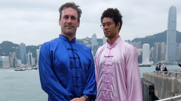 Jon Hamm and Richard Ayoade go to Hong Kong in this week's <I>Travel Man</I>.