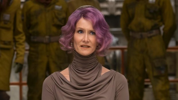 Laura Dern as Vice Admiral Holdo in Star Wars: The Last Jedi.