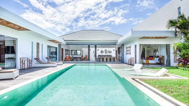 Simone Wilkins and her family booked luxury four-bedroom holiday rental in Canggu, Villa Panblas, for a little more than $700 a night.