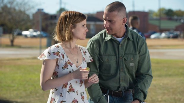 Shia LaBeouf and Kate Mara in Man Down.