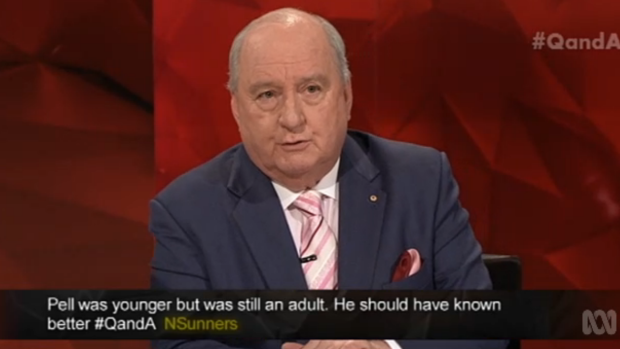 Alan Jones pledged his belief in  gender equality on Monday night.