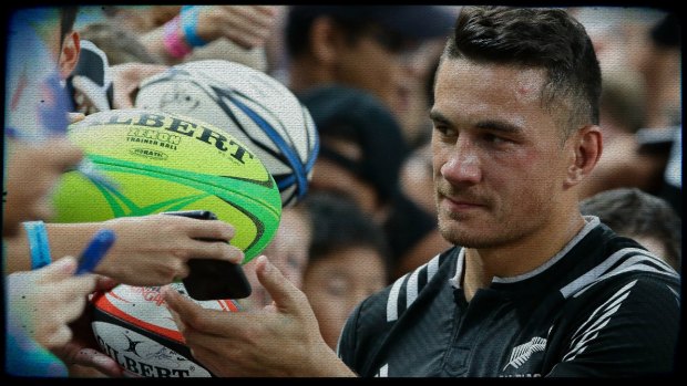 Sign here, please: Sonny Bill Williams is in hot demand.