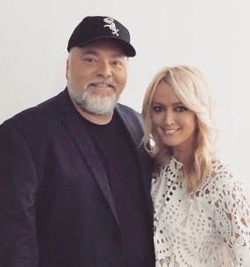 Radio hosts Kyle Sandilands and Jackie "O" Henderson.