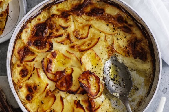 Neil Perry's potato gratin.