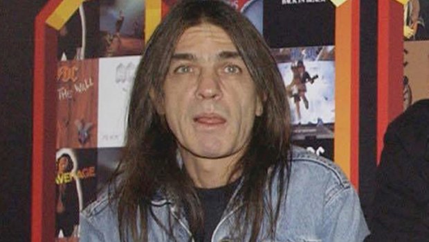Malcolm Young in London and 2003. 