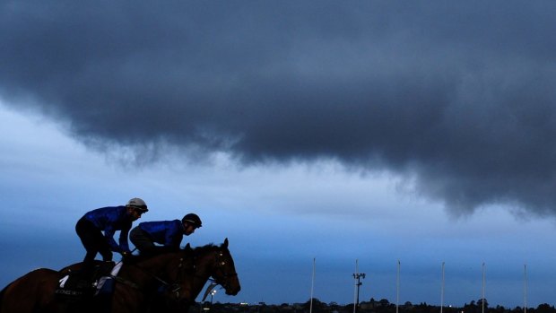 The weather may be a concern at Moonee Valley this weekend.