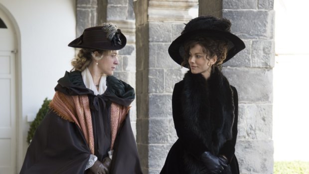 Chloe Sevigny and Kate Beckinsale in Whit Stillman's <i>Love and Friendship</i>.