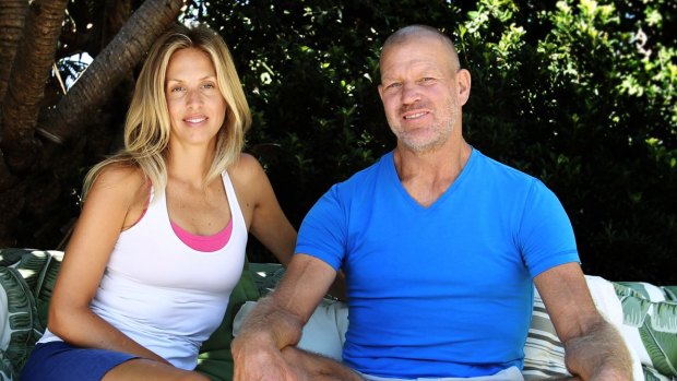 Lululemon founder Dennis "Chip" Wilson with his wife, Shannon, at their Bronte home: "Lululemon became a teenager who wants its own way of doing things," he said. "It still wants me, but it doesn't want me."