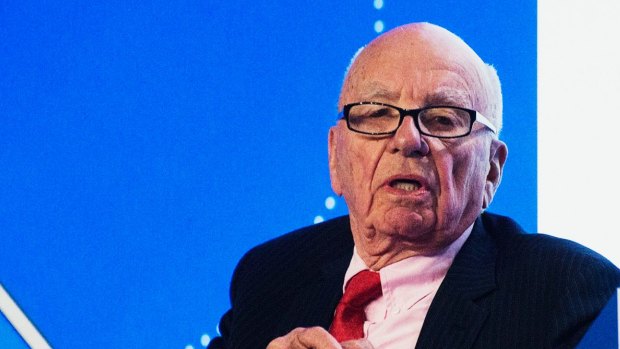 Rupert Murdoch at the B20 event in Sydney.