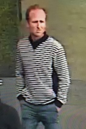Police have released this CCTV image of Stephen Bailey, taken  near the intersection of Elizabeth and Bourke streets.