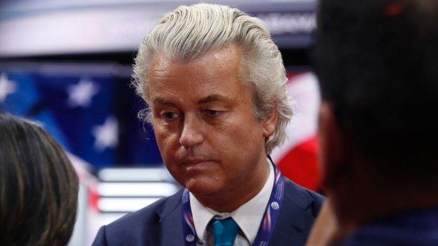 Dutch anti-Islam politician Geert Wilders.