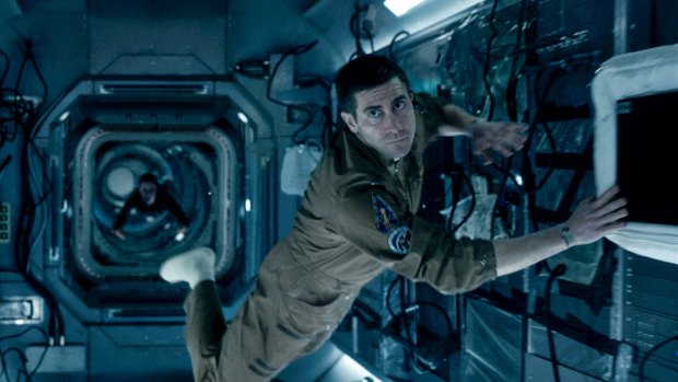 Actor Jake Gyllenhaal as American astronaut David Jordan in Life.
