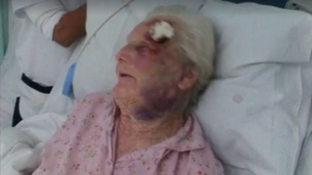 92-year-old Halina Lichocik suffered serious injuries as a result of the collision. 