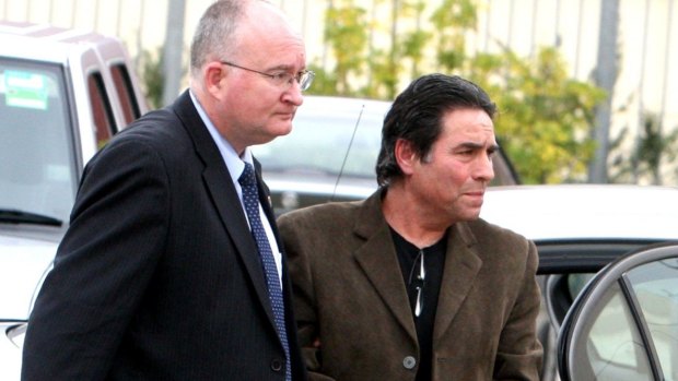 Lucky Gattellari when he was arrested by police for questioning in relation to the murder of Michael McGurk. He is serving a 10-year sentence for his role in the 2009 killing.