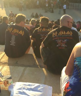 Def Leppard fans were out in full force on Saturday night