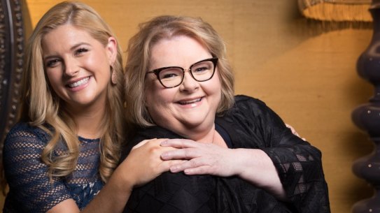 Magda Szubanski (right) and Lucy Durack have a complicated mother-daughter relationship in Sisters.