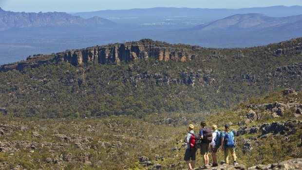 The Grampians Peaks Trail will run the full length north-south of the Grampians National Park.
